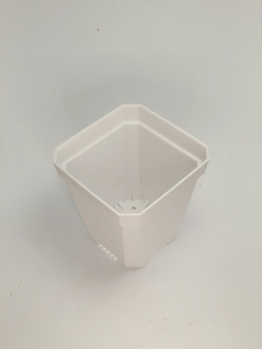 Pot - Square 3" white