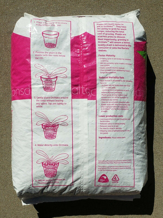 Orchiata Power Plus (1/2"-3/4") Premium New Zealand Orchid Bark - 35L