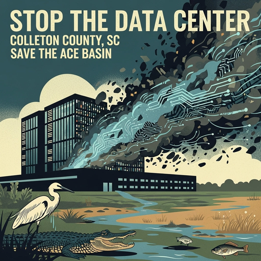 TShirt No Data Center - Stop data ctr artstyle