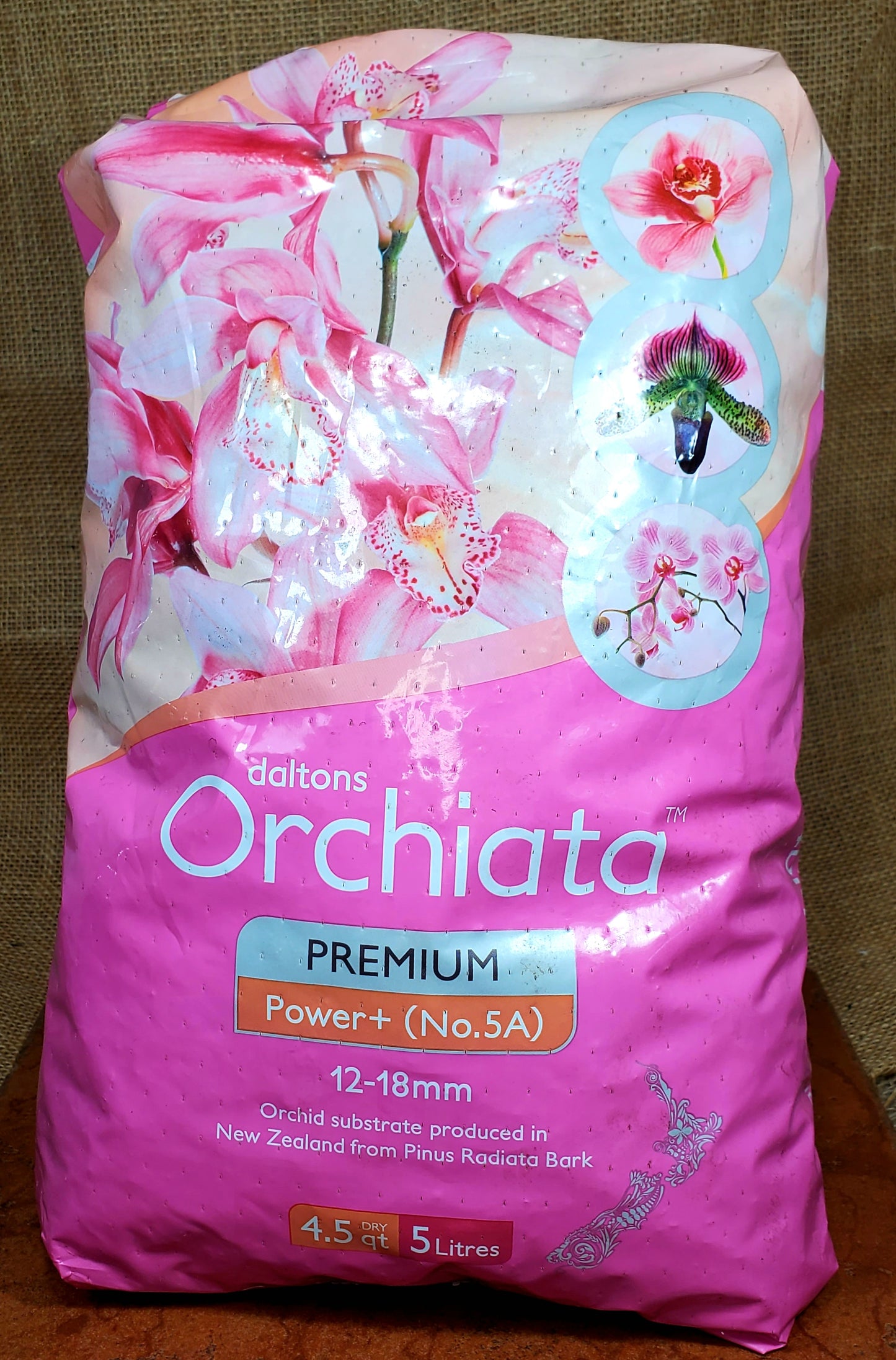Orchiata Power Plus (1/2"-3/4") Premium New Zealand Orchid Bark - 5L
