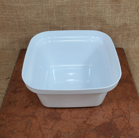 Water tray - Square White 6"
