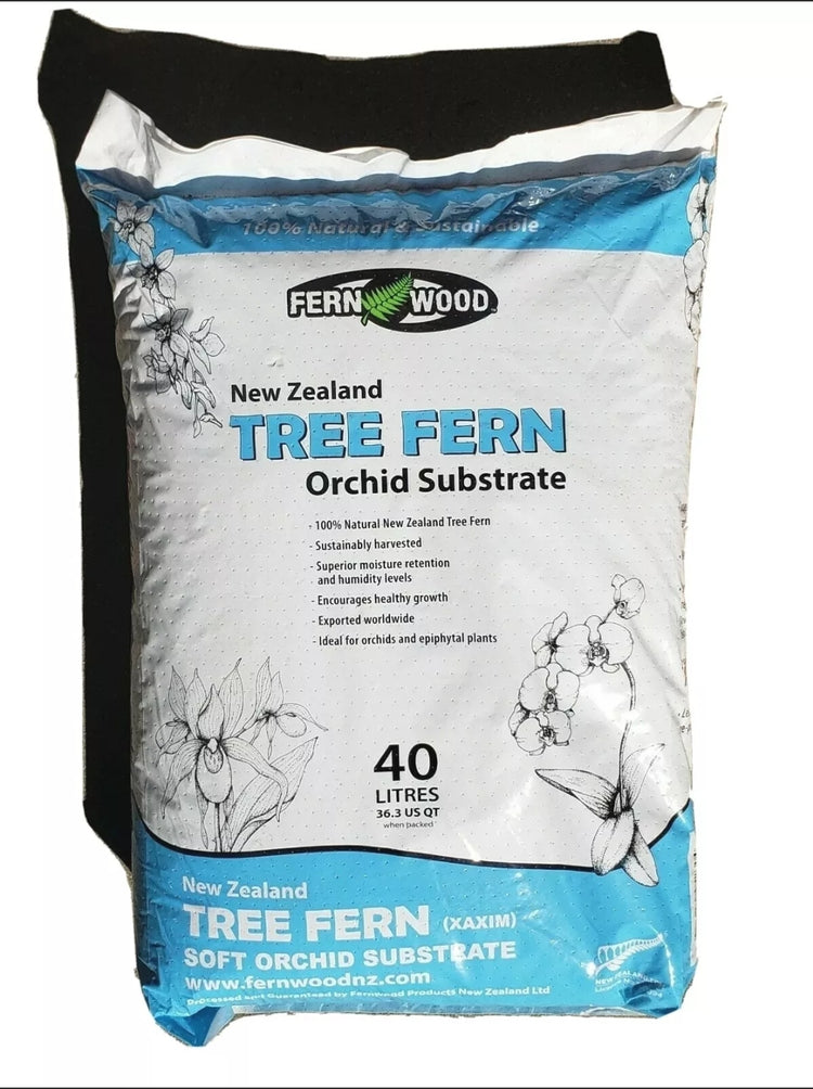 FERNWOOD New Zealand Tree Fern Orchid Substrate 40L Hunter Flytraps