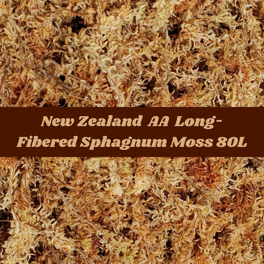 New Zealand AA Long-Fibered Sphagnum Moss 80L